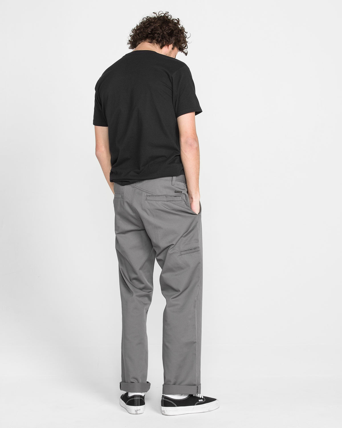 Men's Frickin Relaxed Chino Pants Charcoal - Volcom