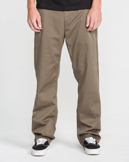 Men's Frickin Relaxed Chino Pants Mushroom - Volcom