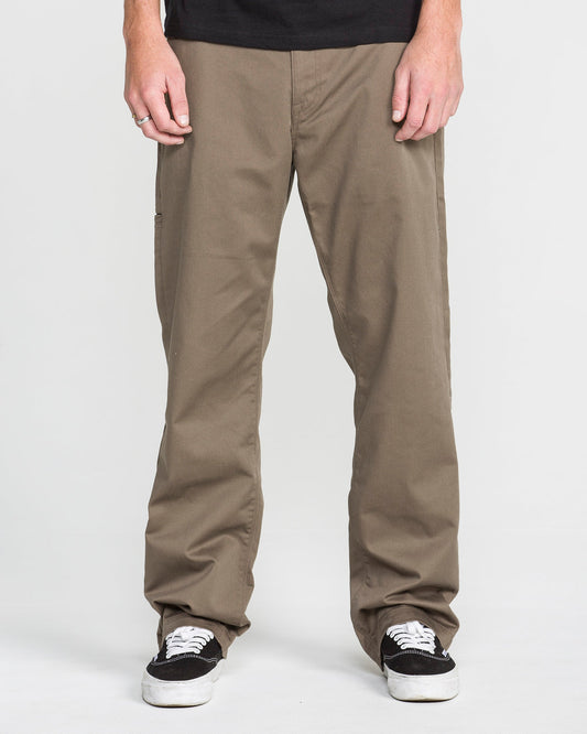 Men's Frickin Relaxed Chino Pants Mushroom - Volcom