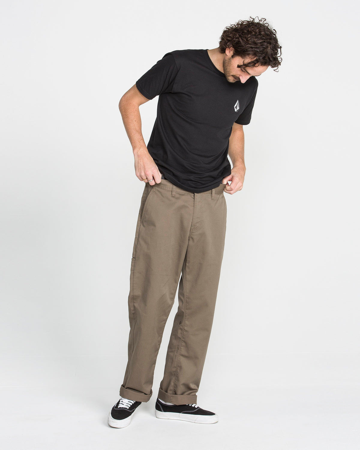 Men's Frickin Relaxed Chino Pants Mushroom - Volcom