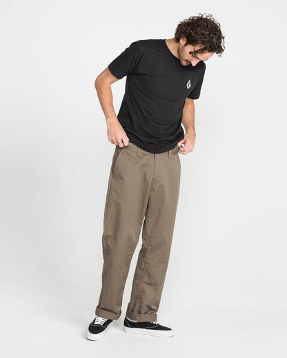 Men's Frickin Relaxed Chino Pants Mushroom - Volcom