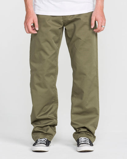 Men's Frickin Relaxed Chino Pants Olive - Volcom