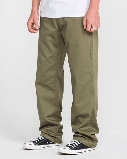 Men's Frickin Relaxed Chino Pants Olive - Volcom