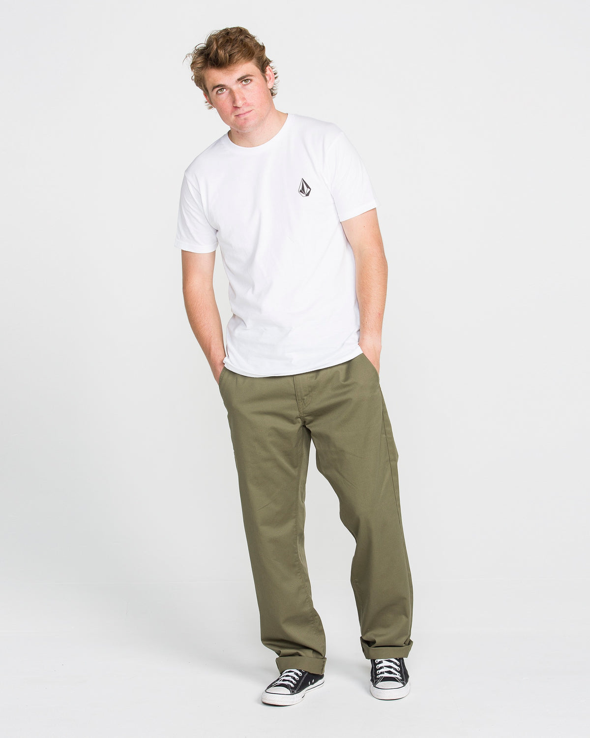 Men's Frickin Relaxed Chino Pants Olive - Volcom