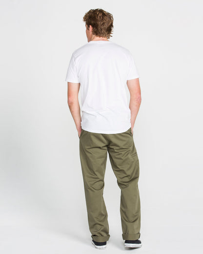 Men's Frickin Relaxed Chino Pants Olive - Volcom