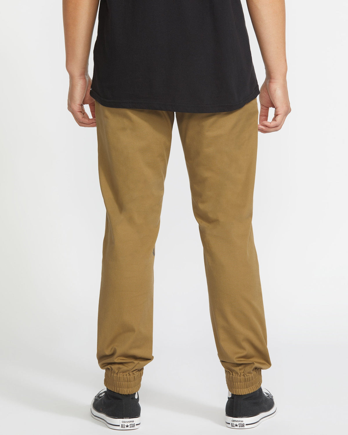 Men's Frickin Slim Joggers Dark Khaki - Volcom