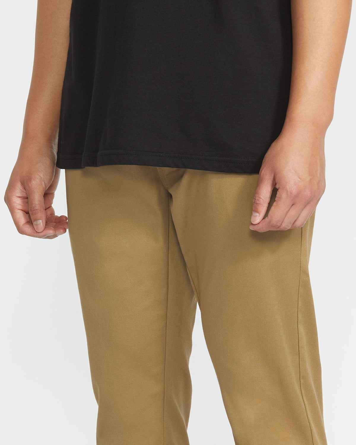 Men's Frickin Slim Joggers Dark Khaki - Volcom