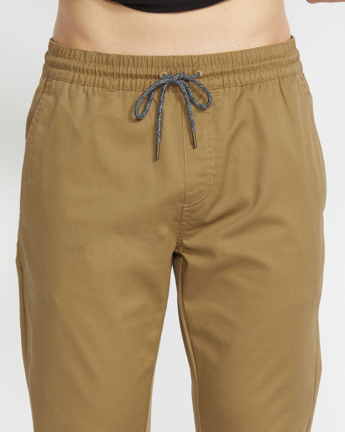 Men's Frickin Slim Joggers Dark Khaki - Volcom