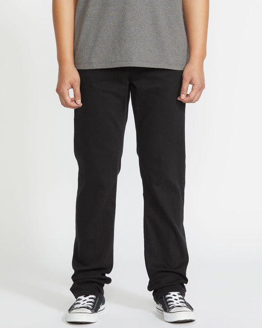 Men's Solver Modern Fit Jeans Black Out - Volcom