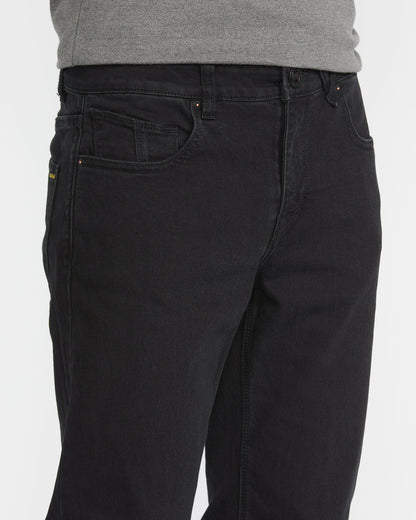 Men's Solver Modern Fit Jeans Black Out - Volcom
