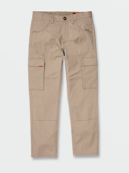 Men's Volcom Workwear Meter Light Work Pants Brindle - Volcom