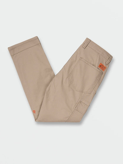 Men's Volcom Workwear Meter Light Work Pants Brindle - Volcom