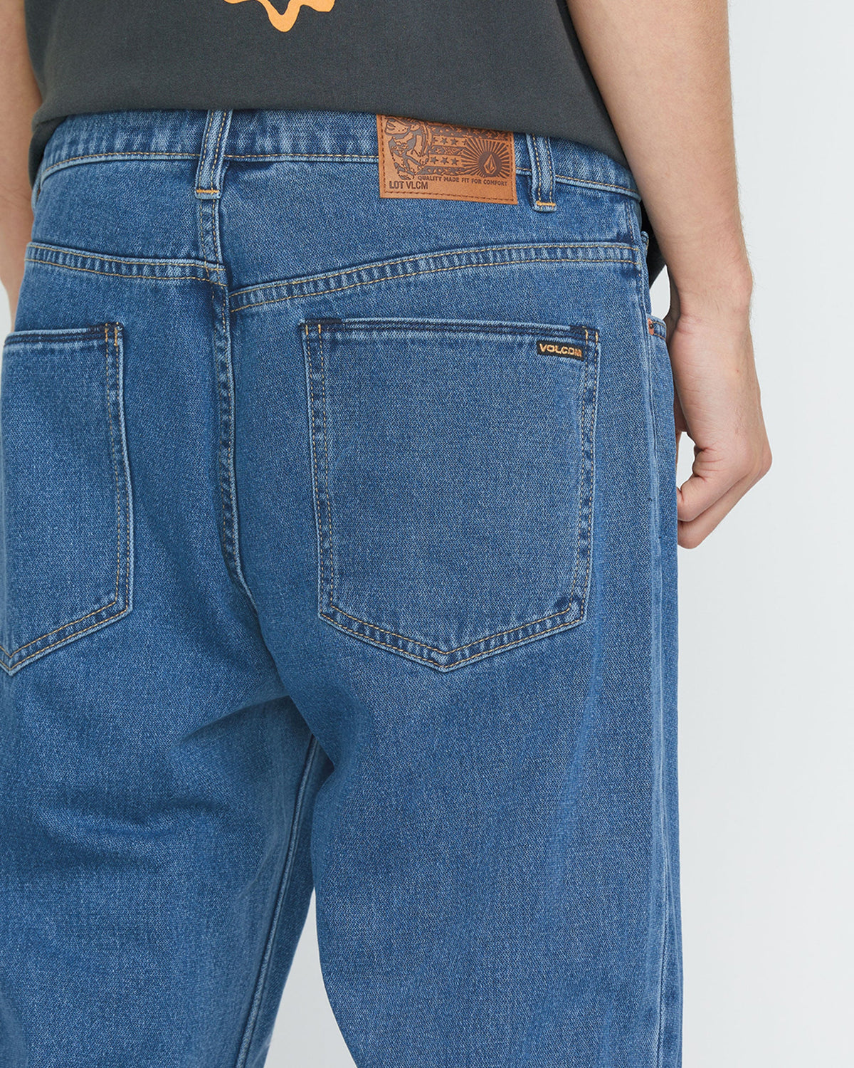 Men's Modown Relaxed Jeans Standard Issue Blue - Volcom