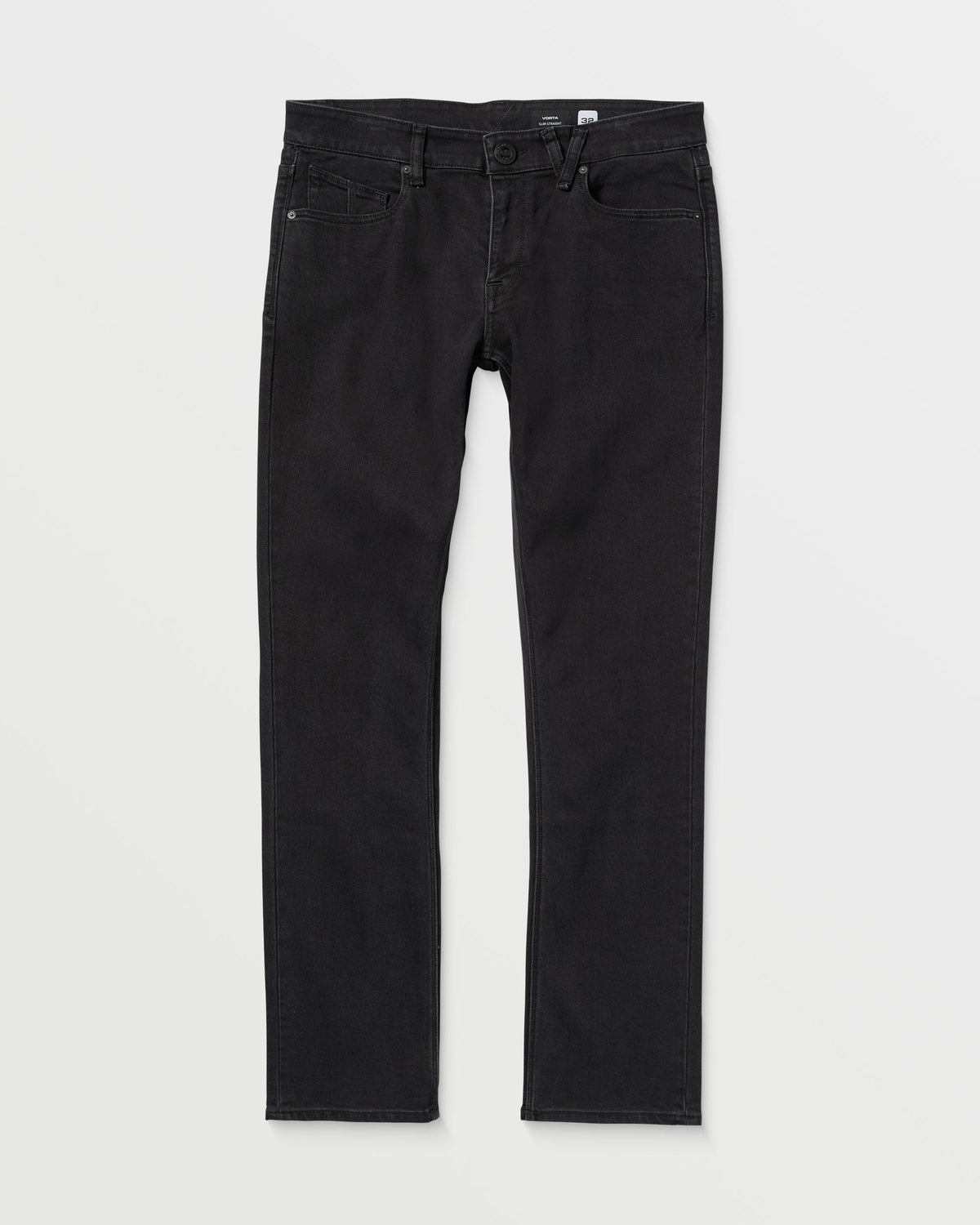 Men's Vorta Slim Fit Jeans Black Out - Volcom