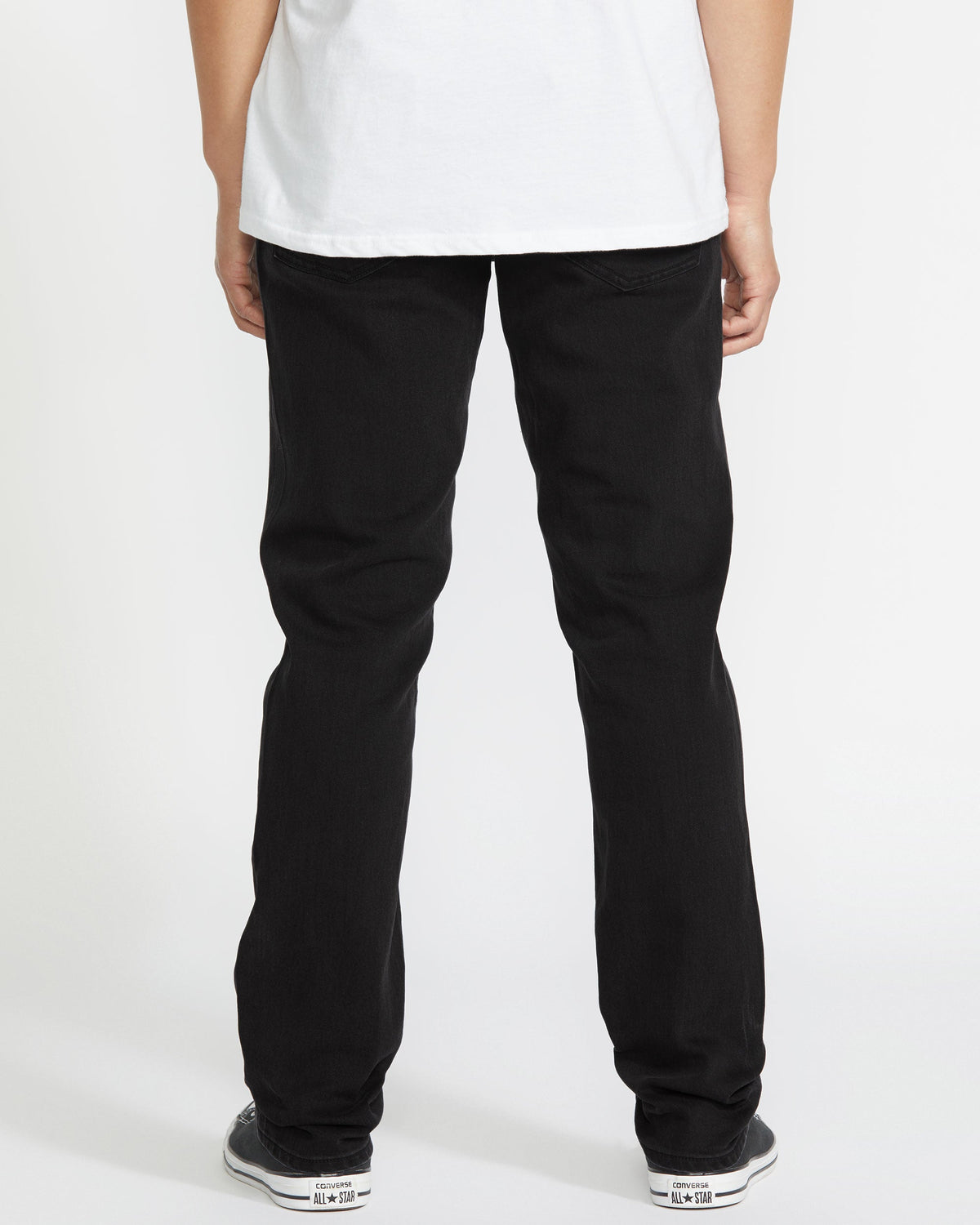 Men's Vorta Slim Fit Jeans Black Out - Volcom