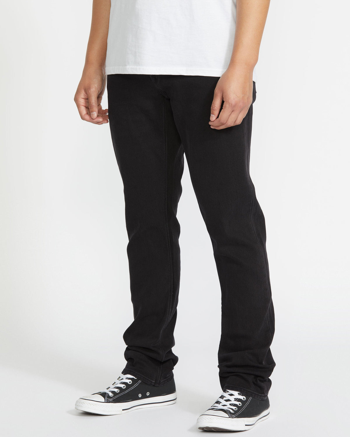 Men's Vorta Slim Fit Jeans Black Out - Volcom