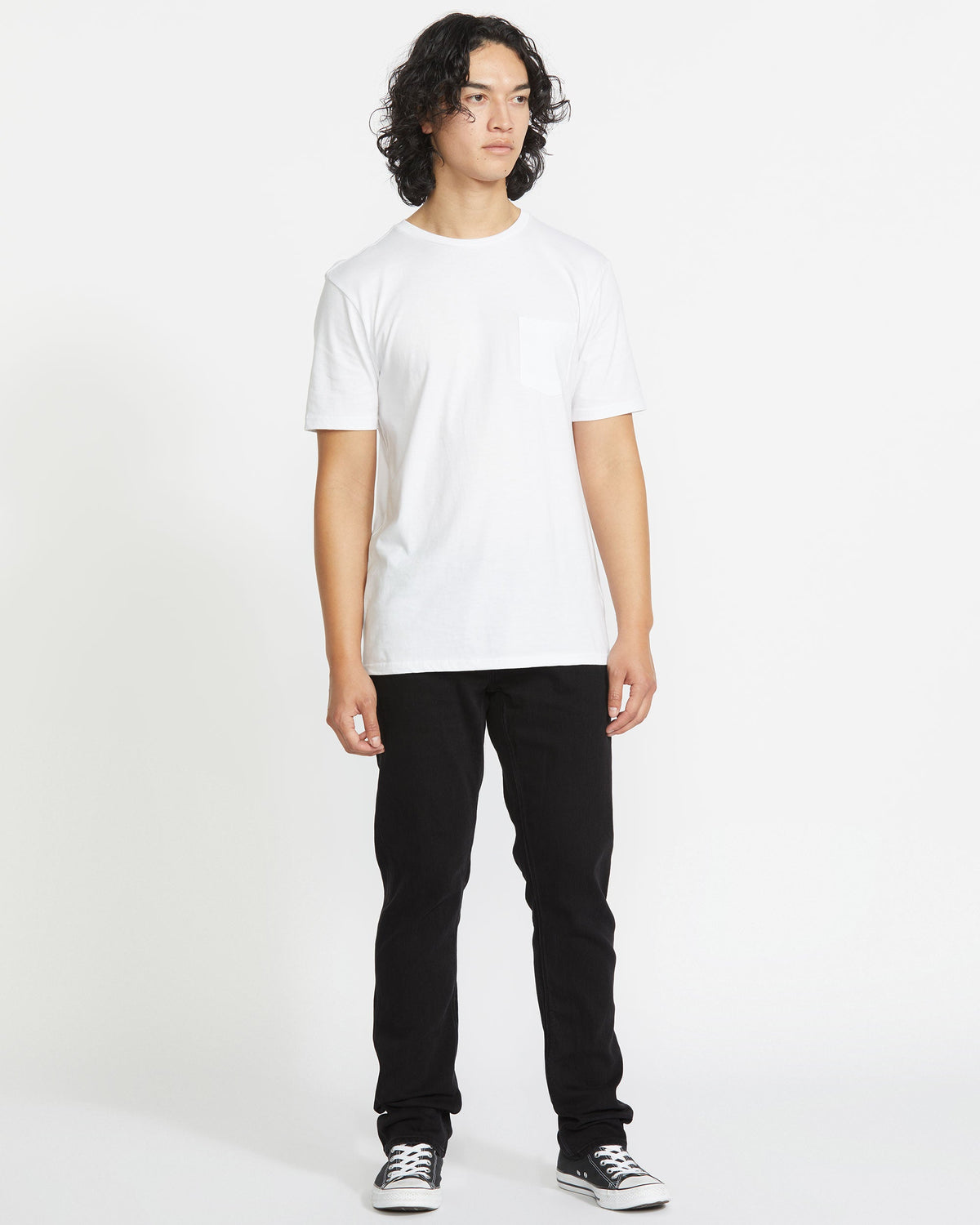 Men's Vorta Slim Fit Jeans Black Out - Volcom
