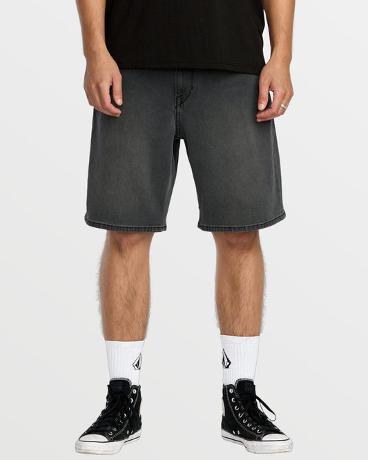 Men's Billow Denim Shorts 22 Concrete - Volcom