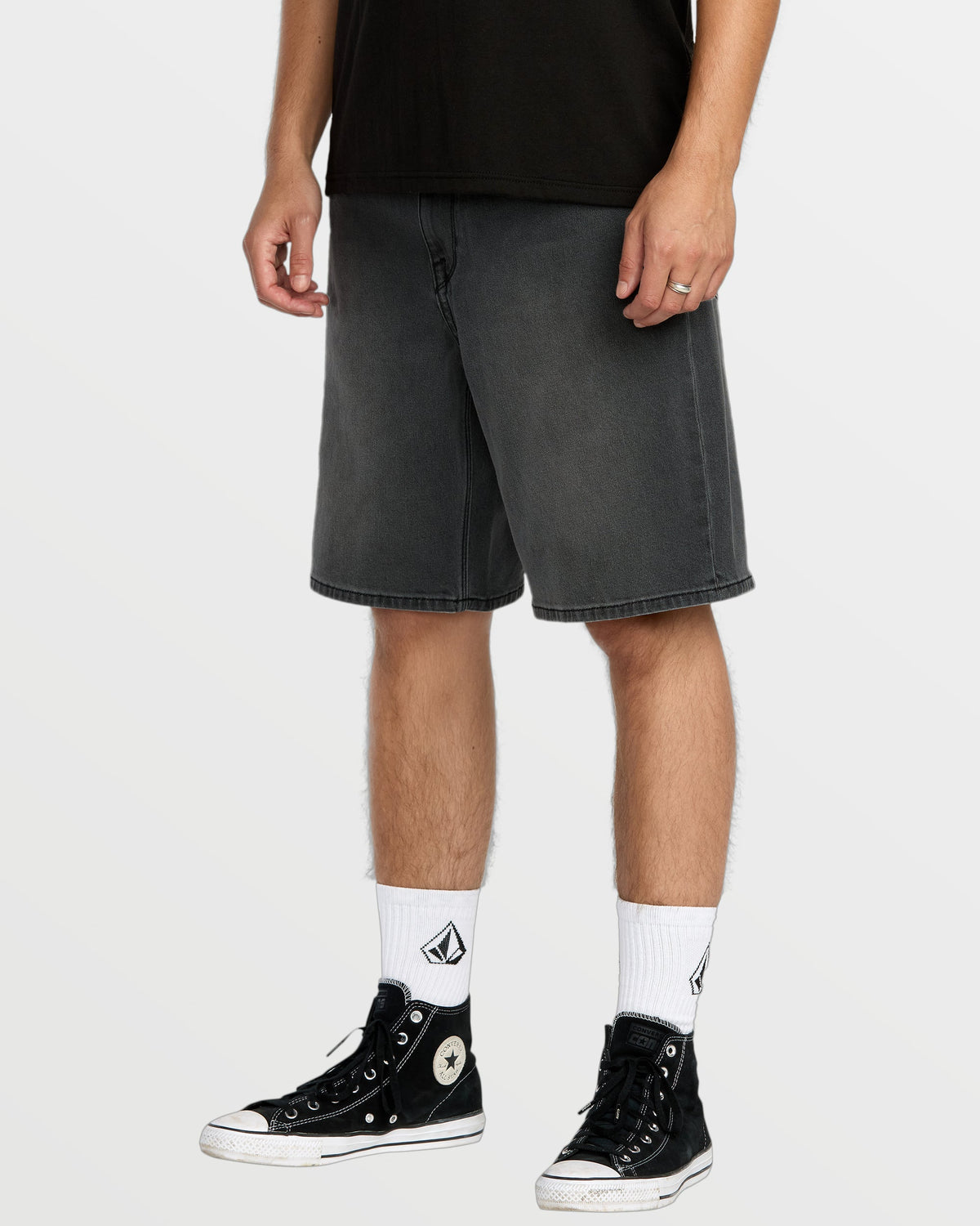 Men's Billow Denim Shorts 22 Concrete - Volcom