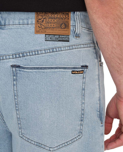 Men's Billow Denim Shorts Desert Dirt Indigo - Volcom