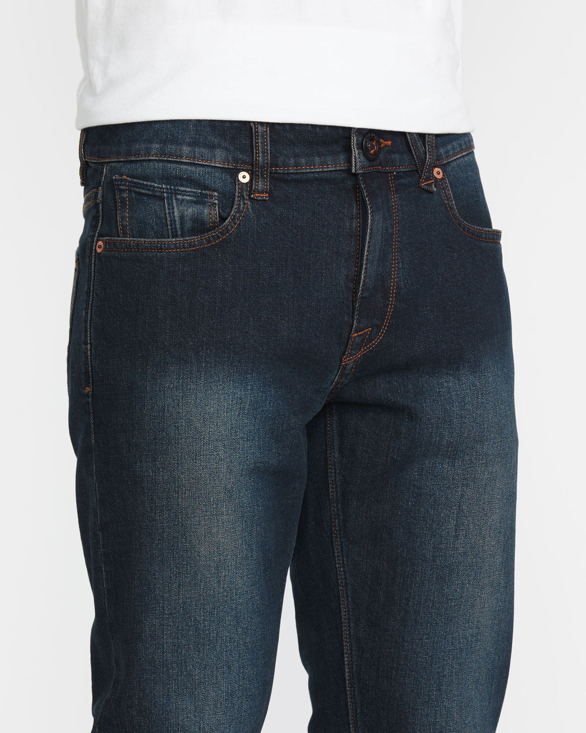 Men's Vorta Slim Fit Jeans New Vintage Blue - Volcom