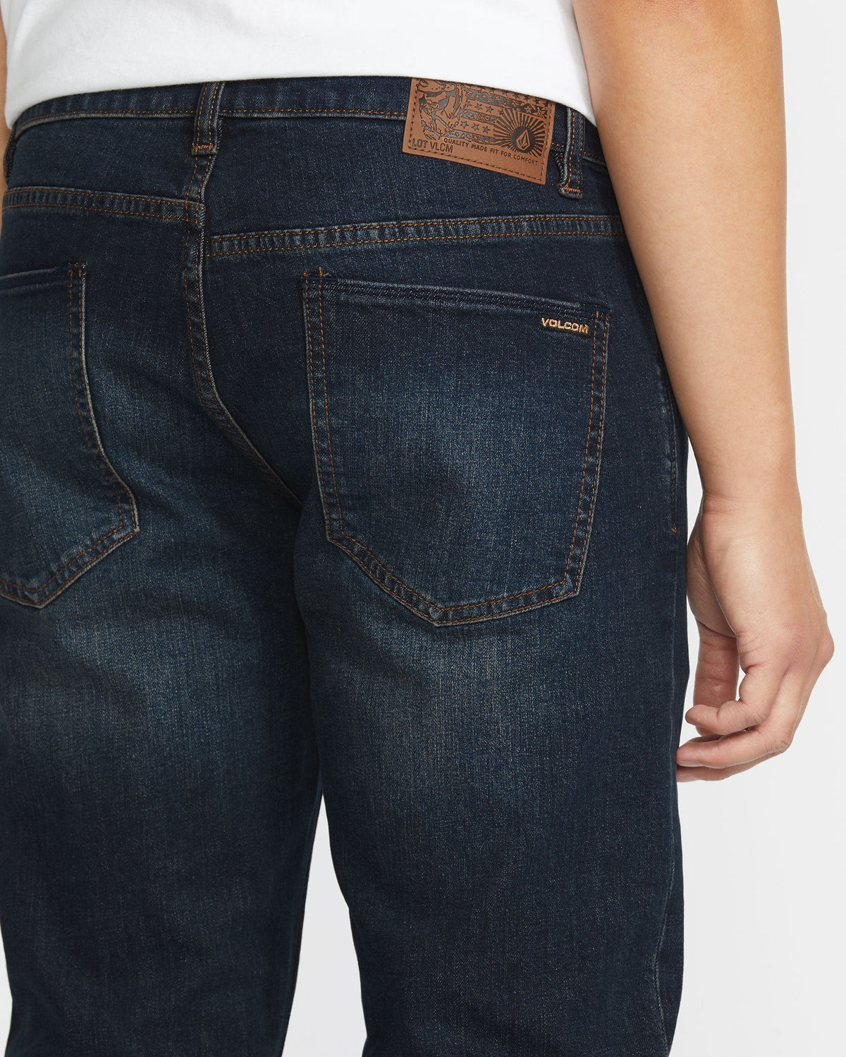 Men's Vorta Slim Fit Jeans New Vintage Blue - Volcom