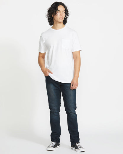 Men's Vorta Slim Fit Jeans New Vintage Blue - Volcom