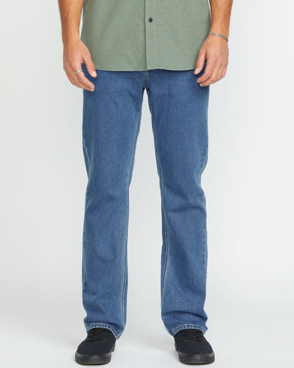 Men's Solver Modern Fit Jeans Standard Issue Blue - Volcom