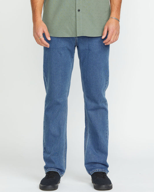 Men's Solver Modern Fit Jeans Standard Issue Blue - Volcom