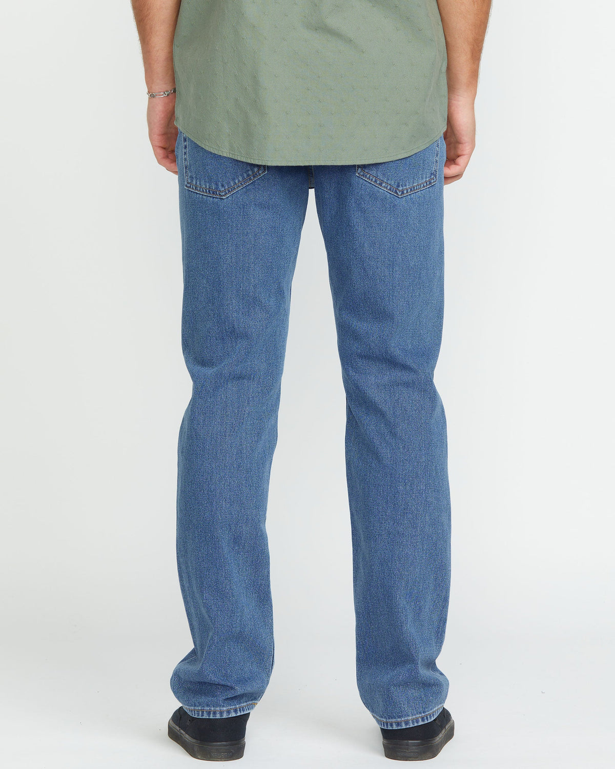 Men's Solver Modern Fit Jeans Standard Issue Blue - Volcom