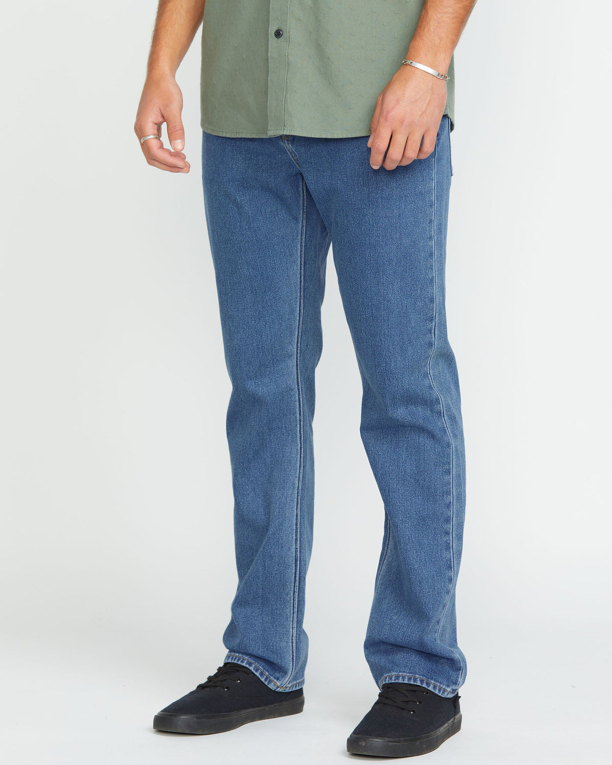 Men's Solver Modern Fit Jeans Standard Issue Blue - Volcom