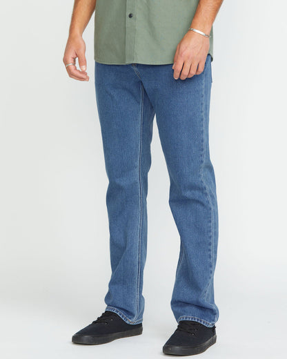 Men's Solver Modern Fit Jeans Standard Issue Blue - Volcom
