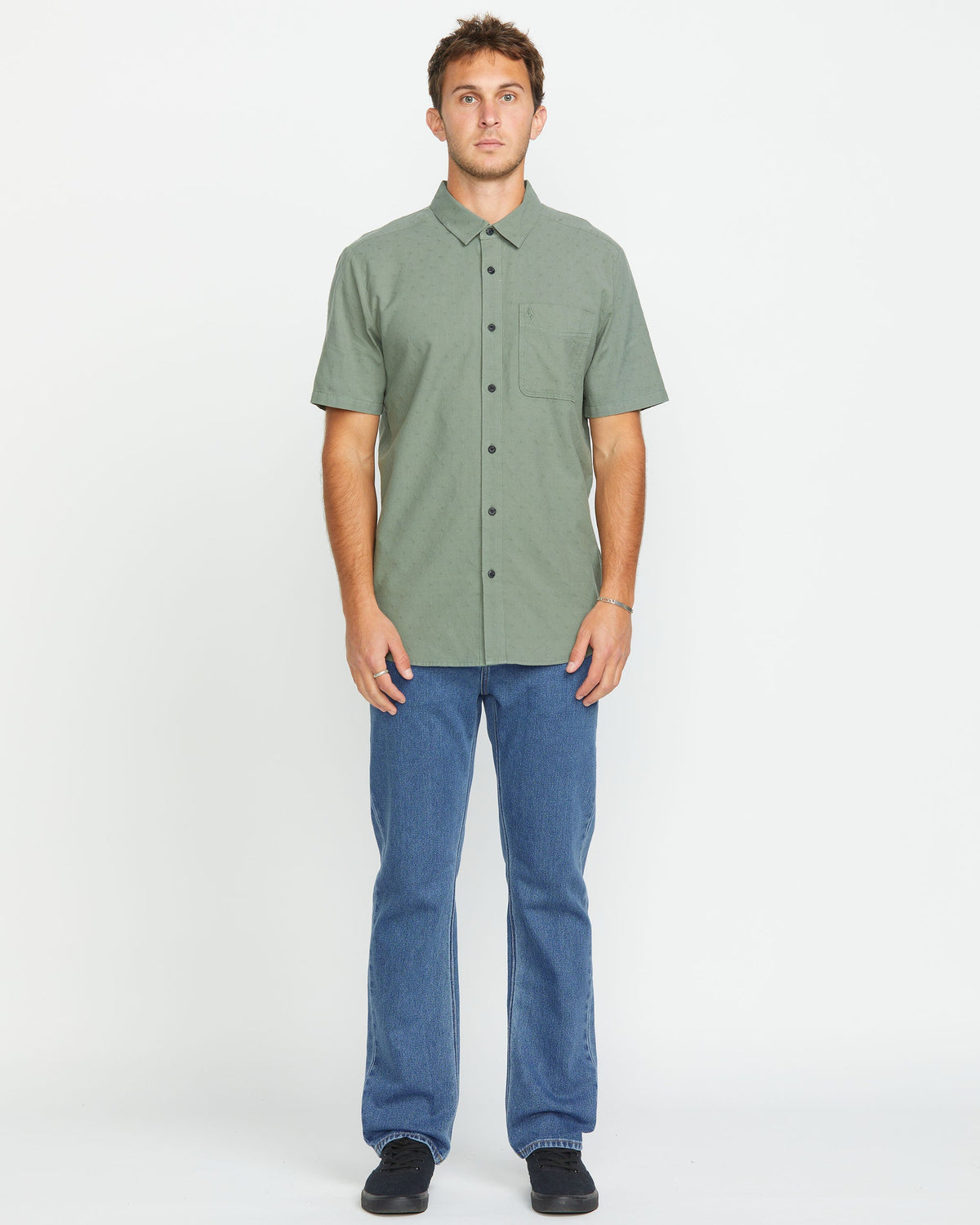 Men's Solver Modern Fit Jeans Standard Issue Blue - Volcom