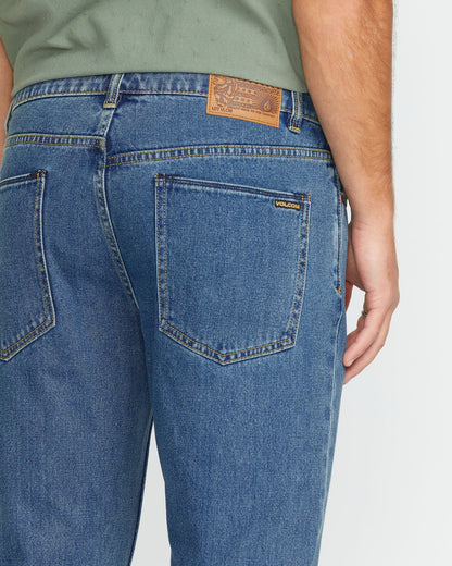 Men's Solver Modern Fit Jeans Standard Issue Blue - Volcom
