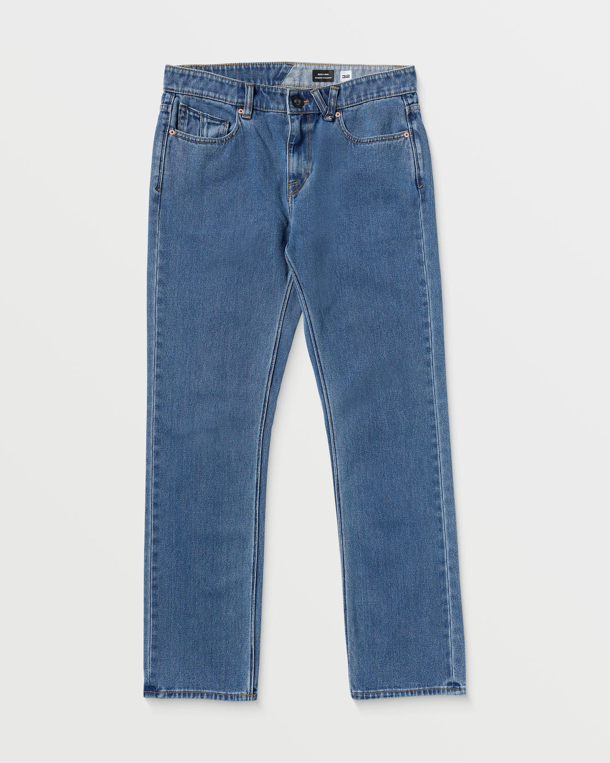 Men's Solver Modern Fit Jeans Standard Issue Blue - Volcom