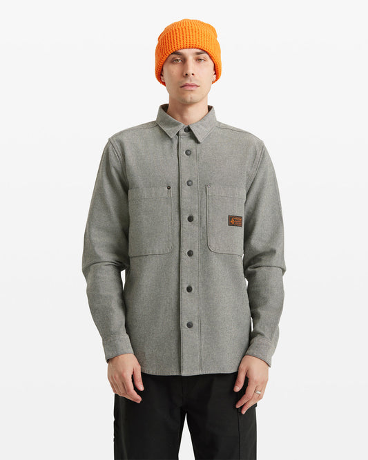 Men's Levelstone Long Sleeve Shirt Antique Black - Volcom