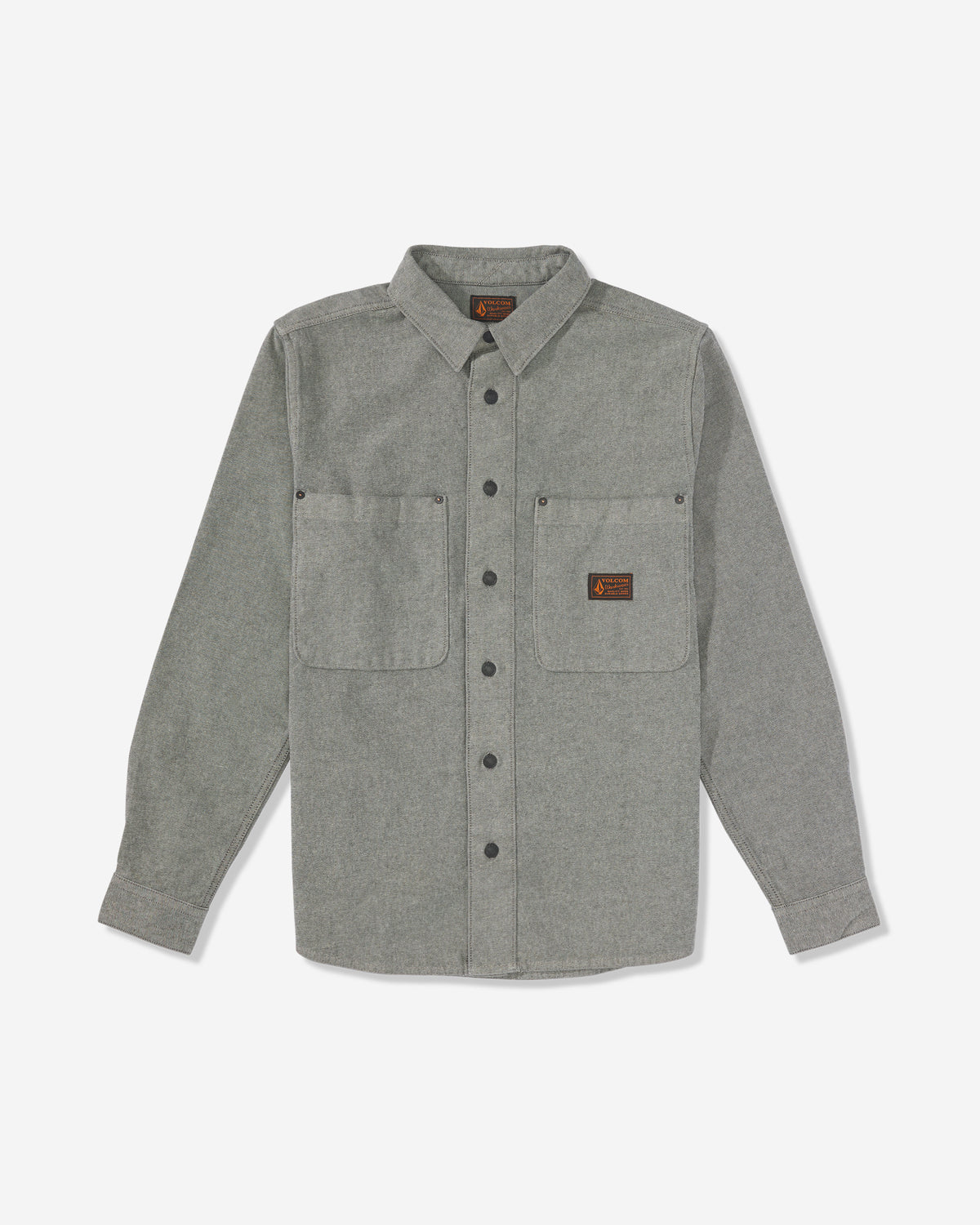 Men's Levelstone Long Sleeve Shirt Antique Black - Volcom