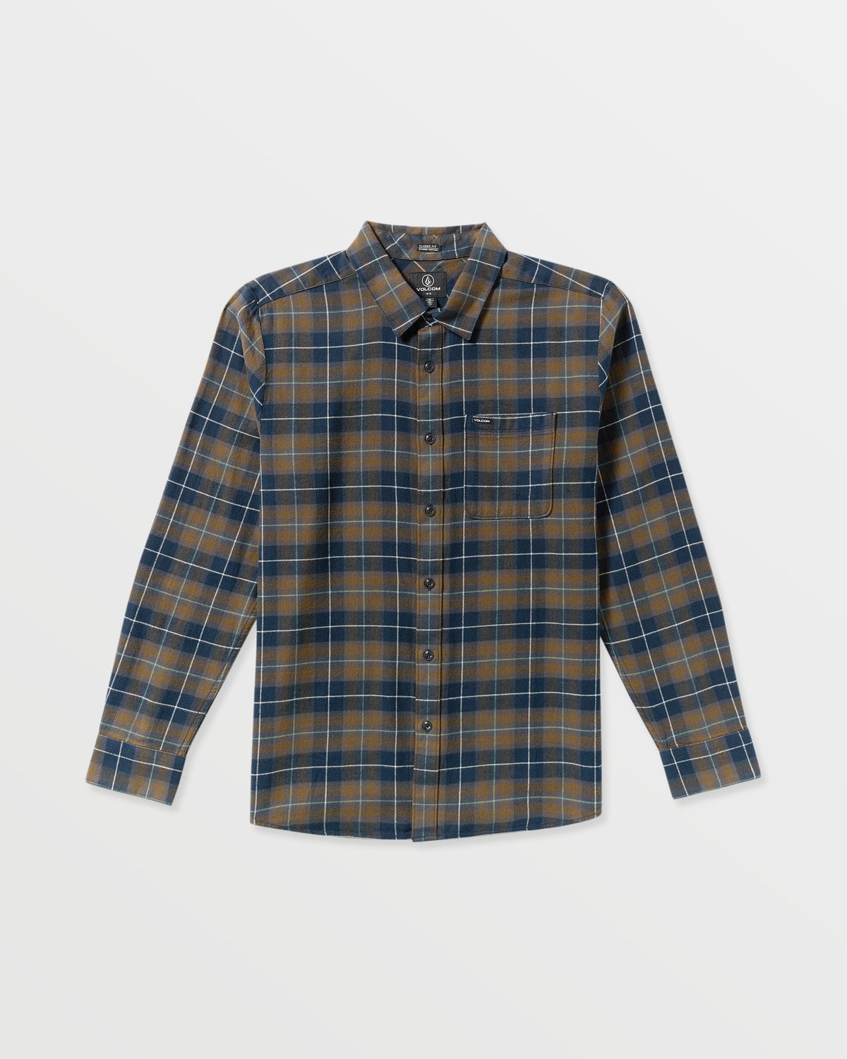Men's Caden Flannel Shirt Navy - Volcom