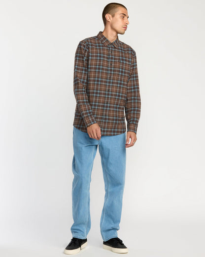 Men's Caden Flannel Shirt Brownstone - Volcom