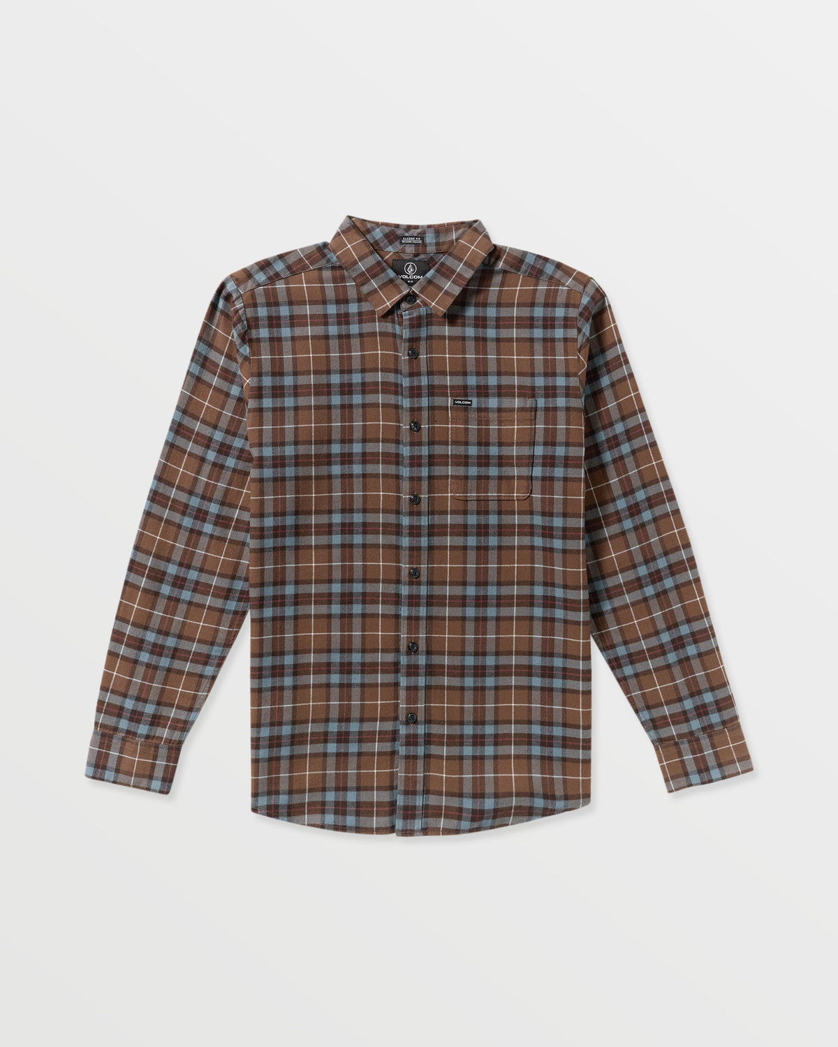 Men's Caden Flannel Shirt Brownstone - Volcom
