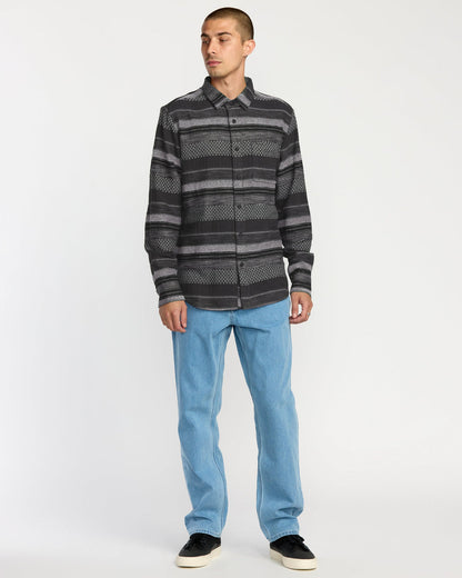 Men's Confuzzled Long Sleeve Shirt Black - Volcom