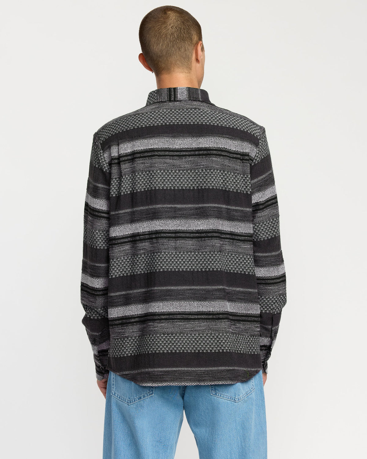 Men's Confuzzled Long Sleeve Shirt Black - Volcom
