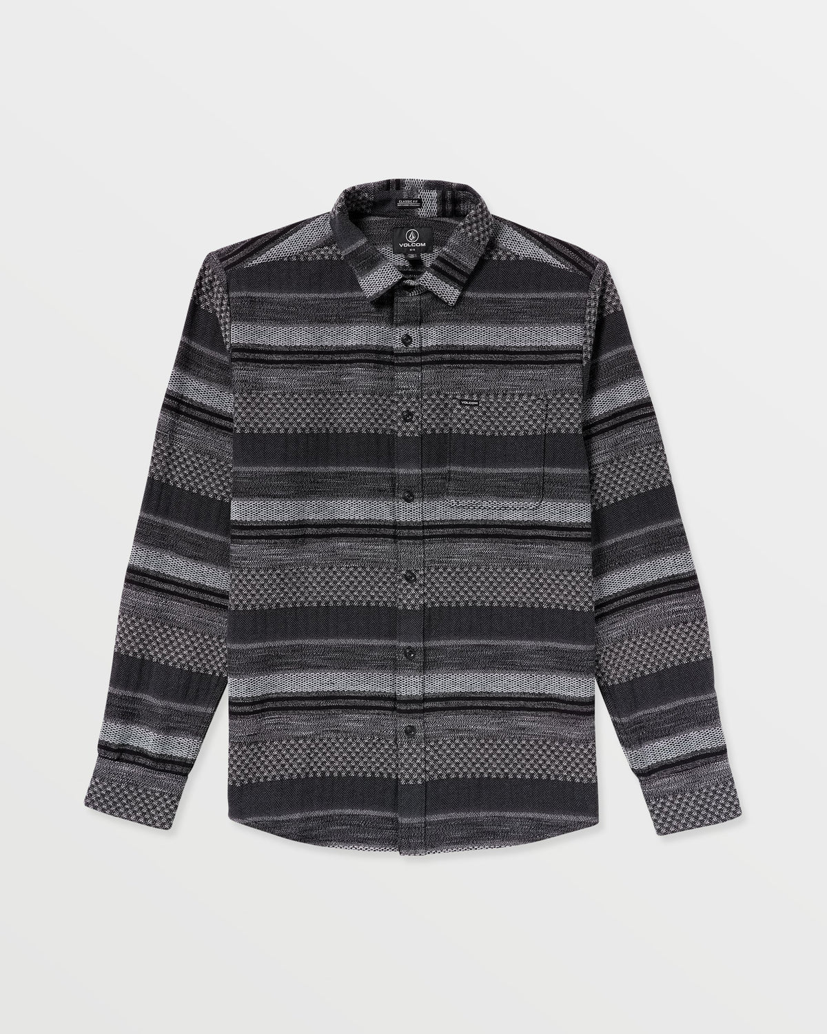 Men's Confuzzled Long Sleeve Shirt Black - Volcom