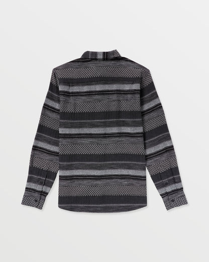 Men's Confuzzled Long Sleeve Shirt Black - Volcom