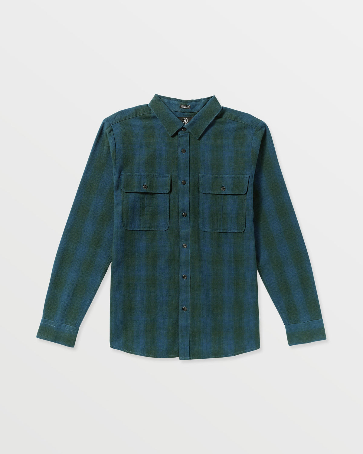 Men's Shadowstone Flannel Long Sleeve Shirt Scarab - Volcom