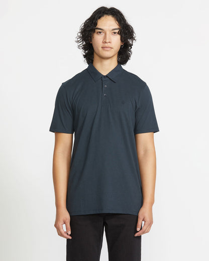 Men's Wowzer Polo Short Sleeve Shirt Navy - Volcom
