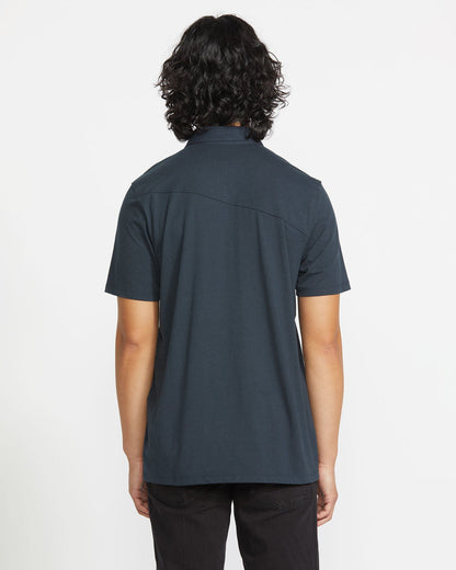 Men's Wowzer Polo Short Sleeve Shirt Navy - Volcom