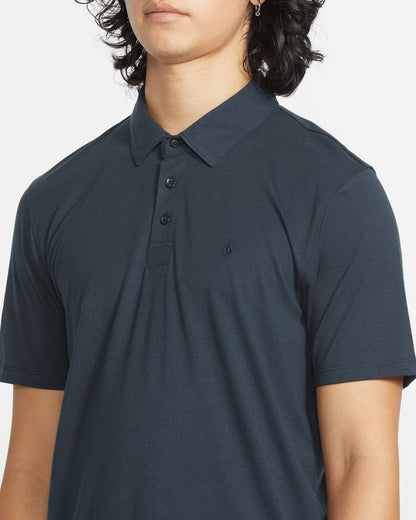 Men's Wowzer Polo Short Sleeve Shirt Navy - Volcom