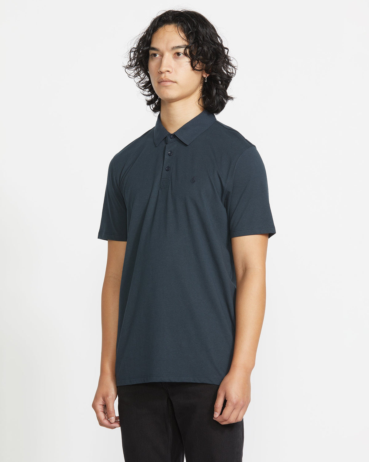 Men's Wowzer Polo Short Sleeve Shirt Navy - Volcom