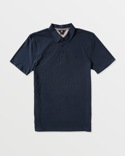 Men's Wowzer Polo Short Sleeve Shirt Navy - Volcom